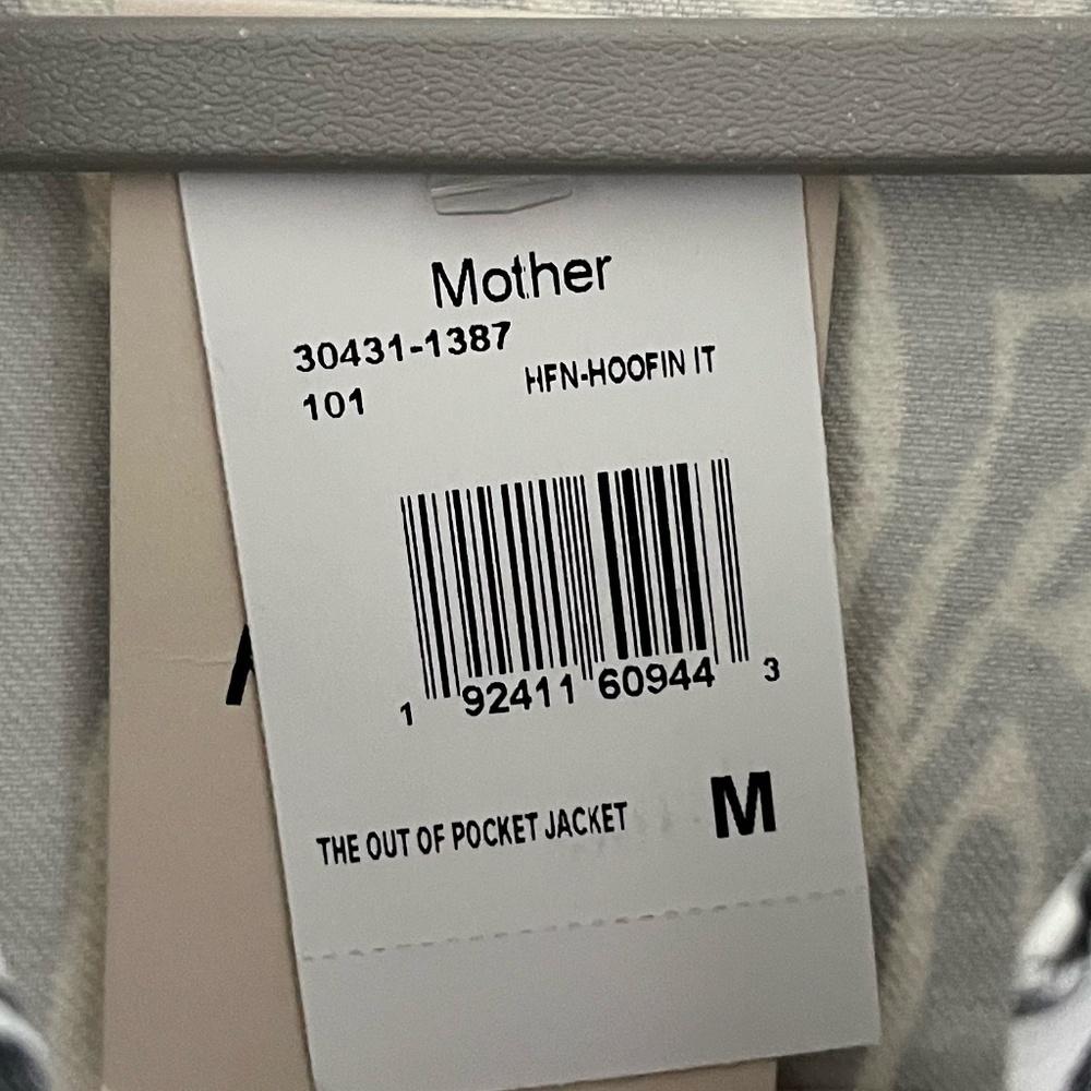 BRAND NEW MOTHER | The Out Of Pocket Jacket Hoofing It Wash in White | Size M - Picture 9 of 12
